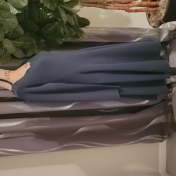 Banana Republic Dark Juniper Green L NWT. Square Neck A-Frame Dress Long-sleeved - Picture 10 of 10